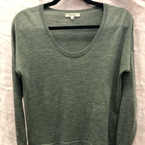 Madewell green light sweater